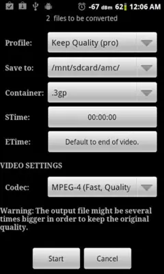 Video Converter Android android App screenshot 3